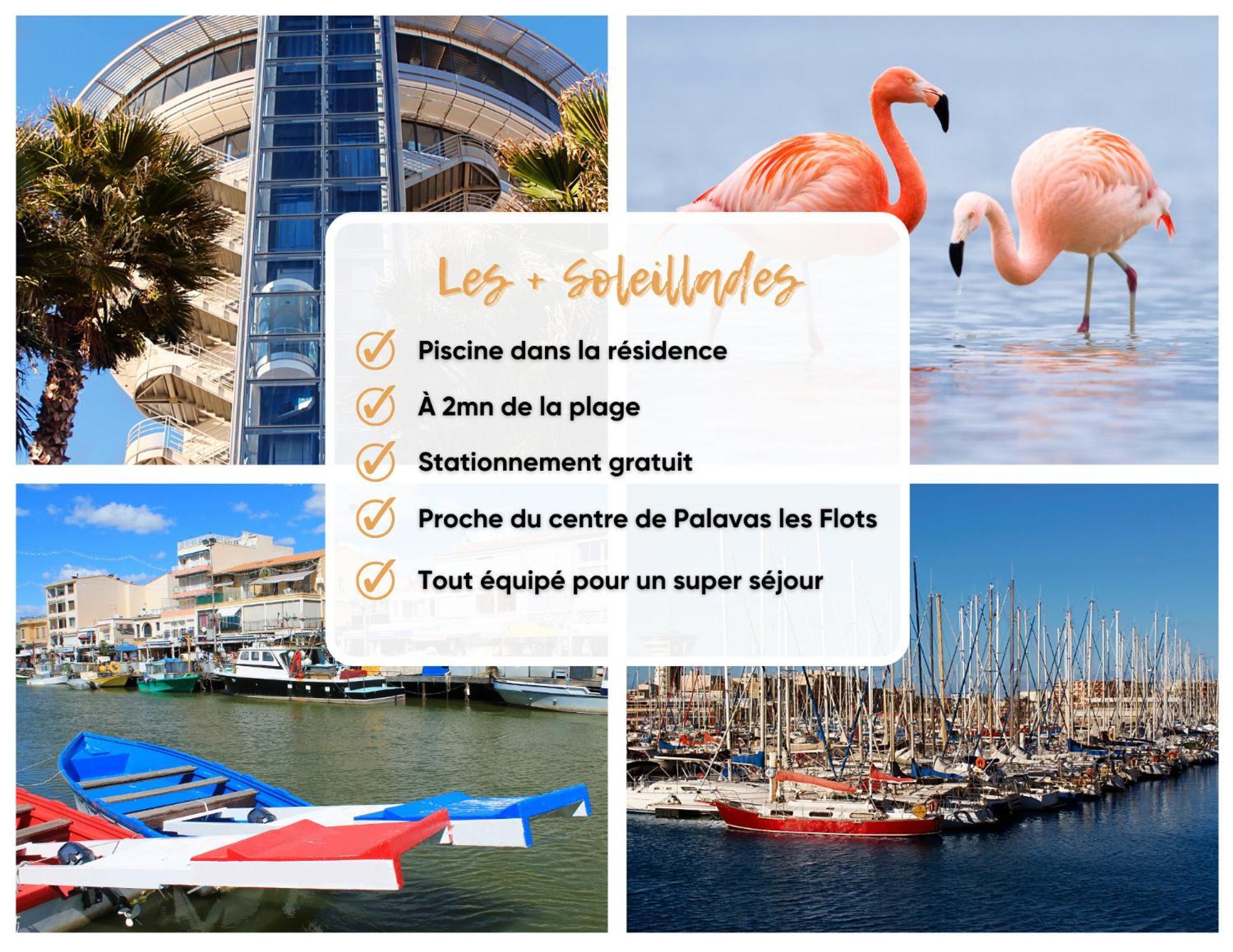פאלאבה-לה-פלו Les Soleillades - Plage, Piscine, Parking! מראה חיצוני תמונה